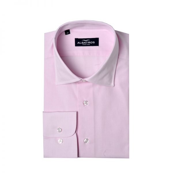 Pink poplin shirt – Albatros